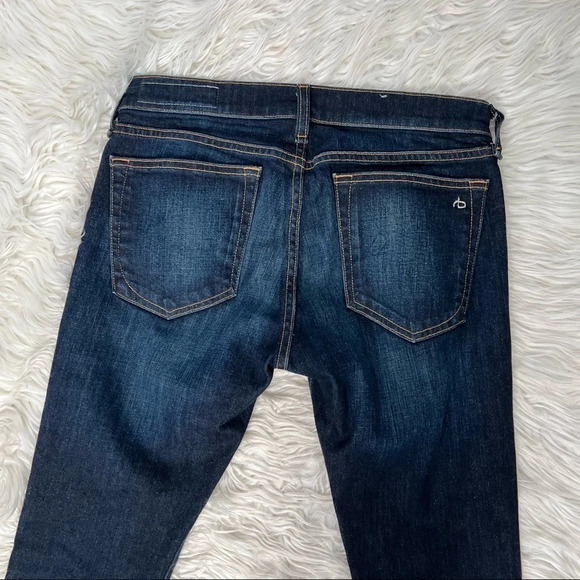 Rag & Bone Dre Slim Boyfriend Jeans Yesler Denim Casual Women’s 25 - Picture 11 of 12
